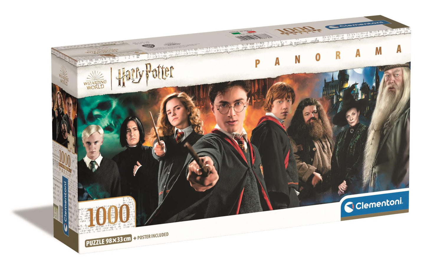 Clementoni Harry Potter: Good vs Evil - 1000 piece Panorama Puzzle with Poster