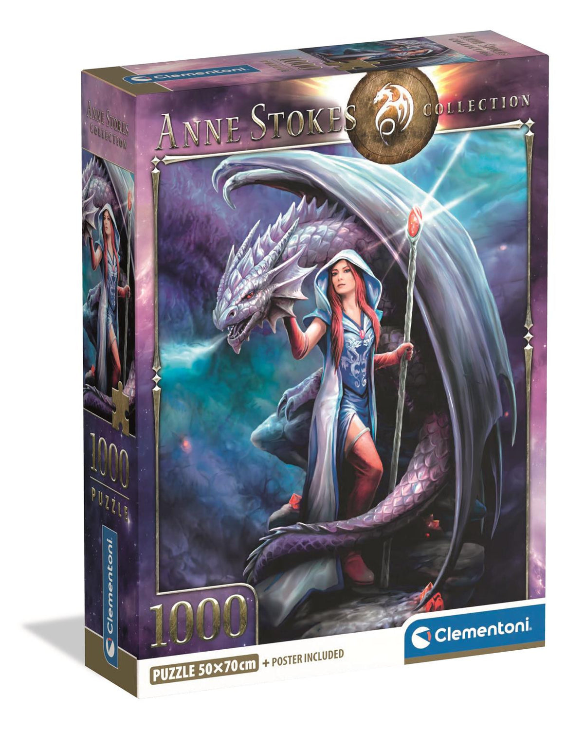 Clementoni Anne Stokes: Dragon Mage - 1000 piece Puzzle