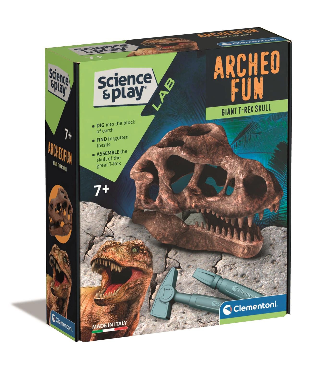 Clementoni Giant Skull T-Rex Dig Educational Kit
