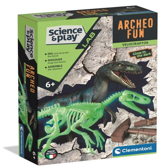 Clementoni Science & Play Archeofun Velocaraptor Dig Kit