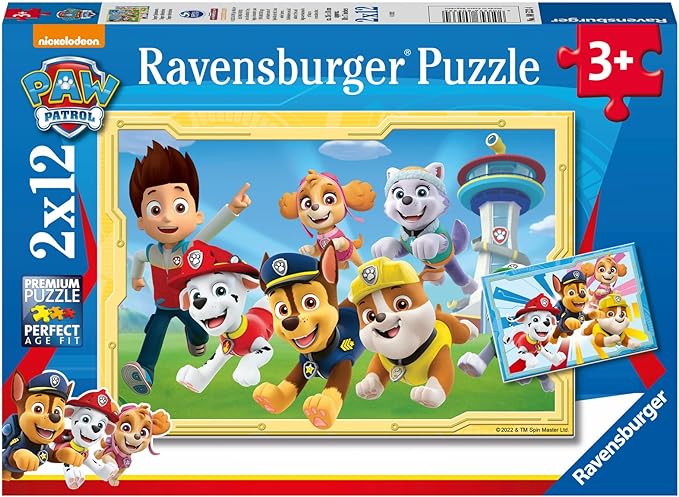 Ravensburger - Paw Patrol Super Sleuths 2x12 Piece Jigsaw - Good Games