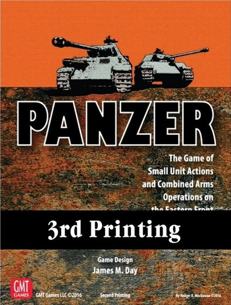 GMT Games - Panzer third printing - Good Games