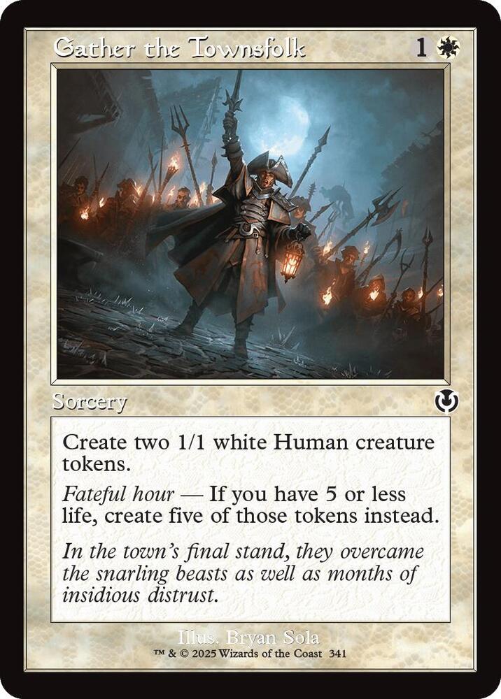 Gather the Townsfolk 341 (Innistrad Remastered) - Retro