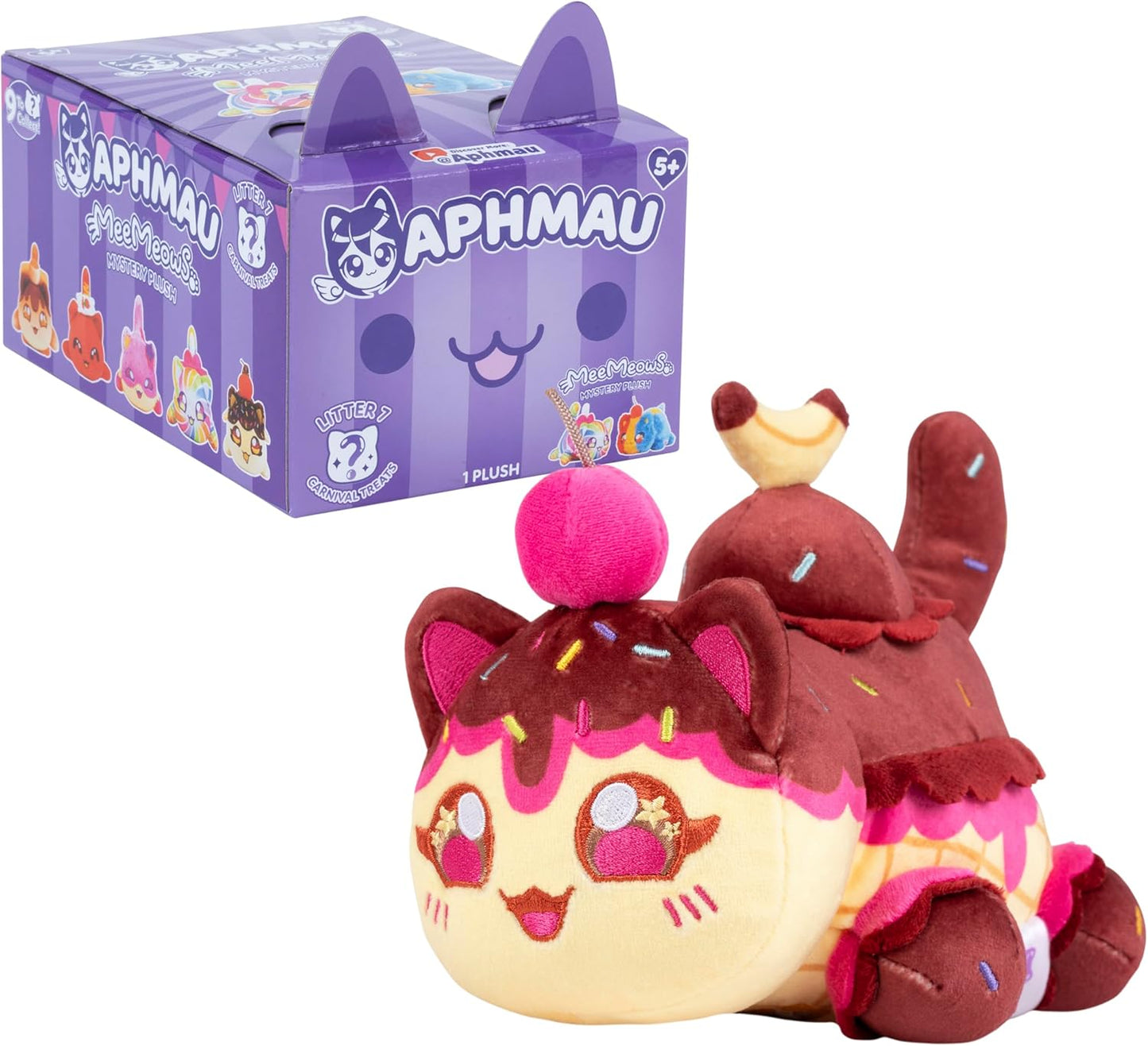 Aphmau MeeMeows 6 inch Mystery Plush - Series 7 Carnival Treats - Good Games