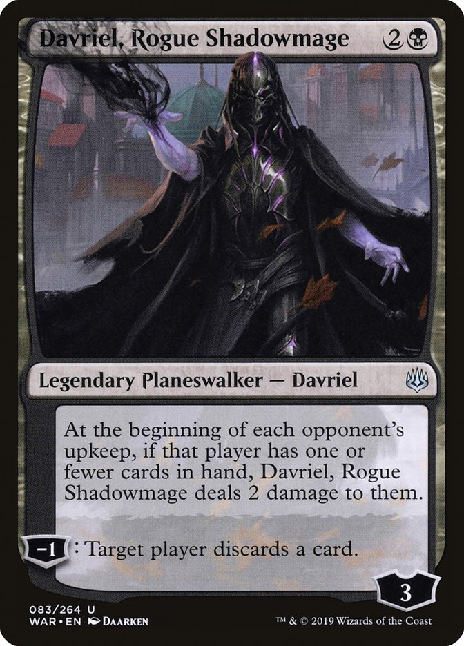 Davriel, Rogue Shadowmage 83/264 (War of the Spark) - Foil