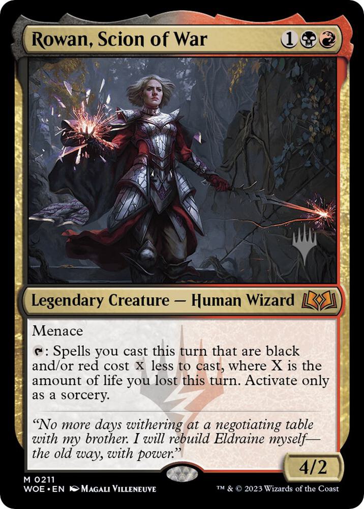 Rowan Scion of War 211 (Promo Pack: Wilds of Eldraine)