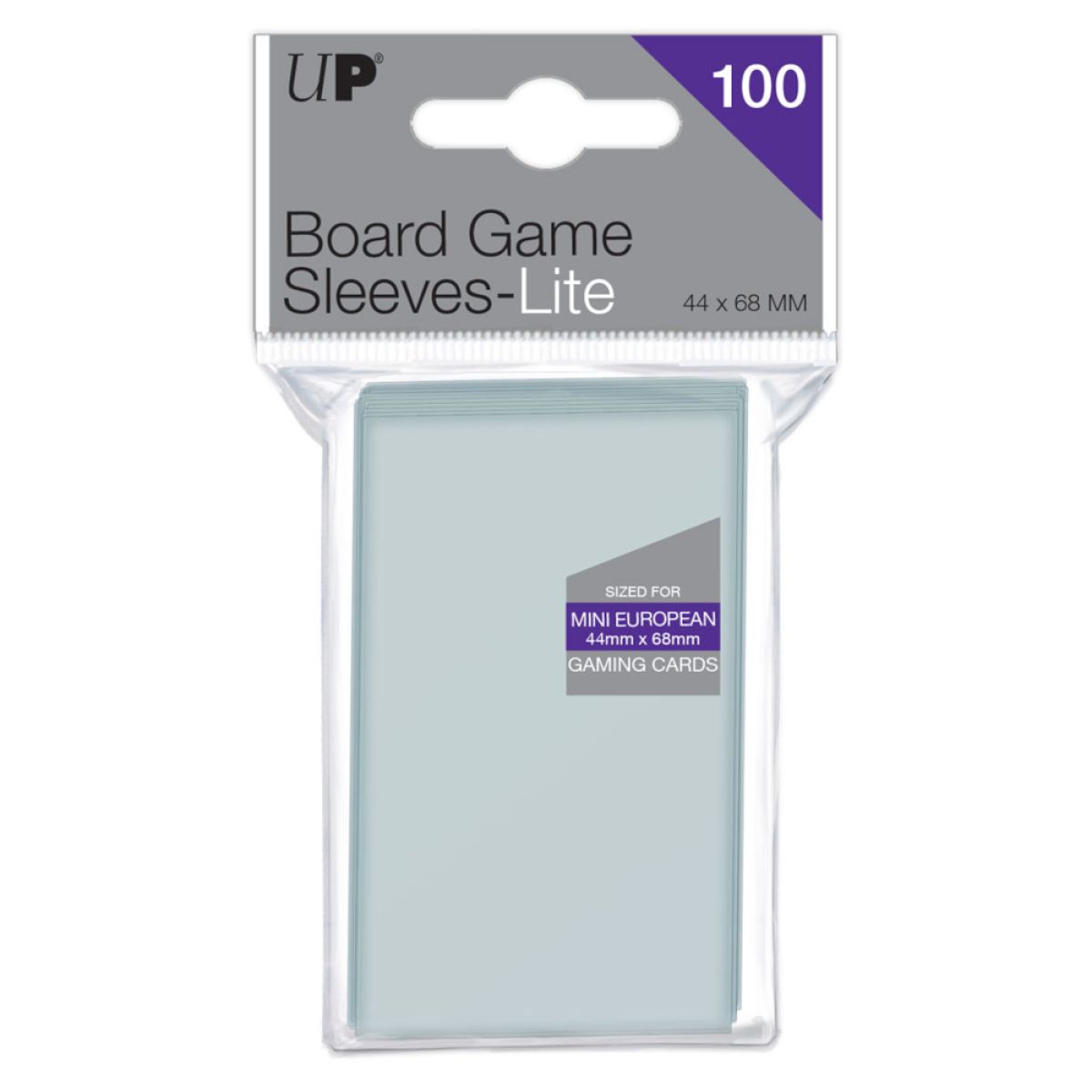 Ultra Pro: Lite Mini European Board Game Sleeves 44mm x 68mm 100ct - Good Games