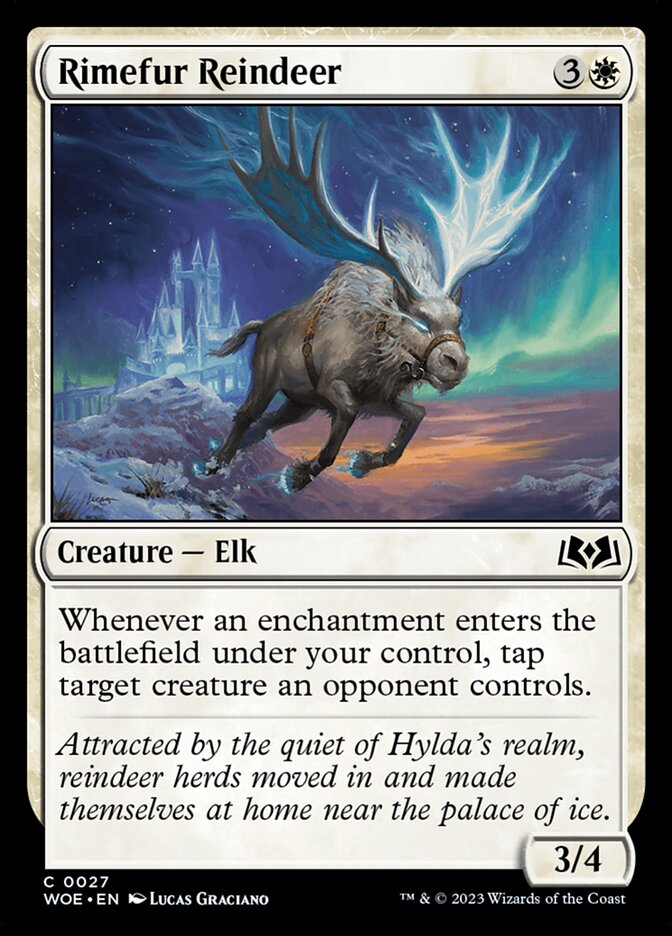 Rimefur Reindeer 27/276 (Wilds of Eldraine) - Foil