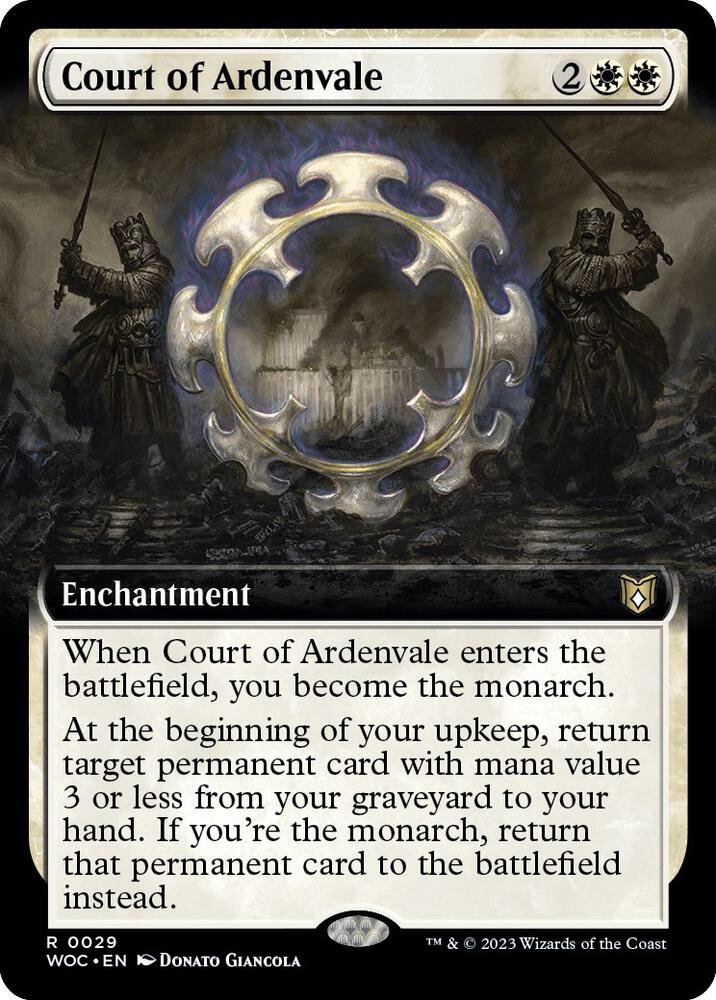 Court of Ardenvale 29 (Commander: Wilds of Eldraine) - Extended Art Foil