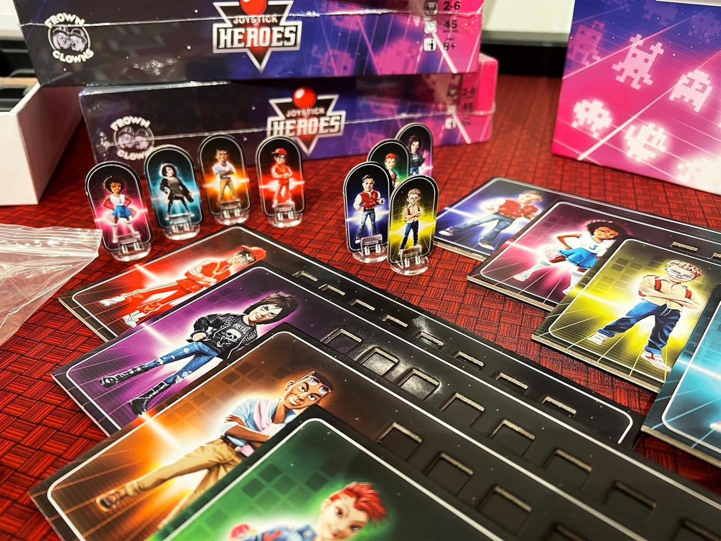 Back of Joystick Heroes box with gameplay details