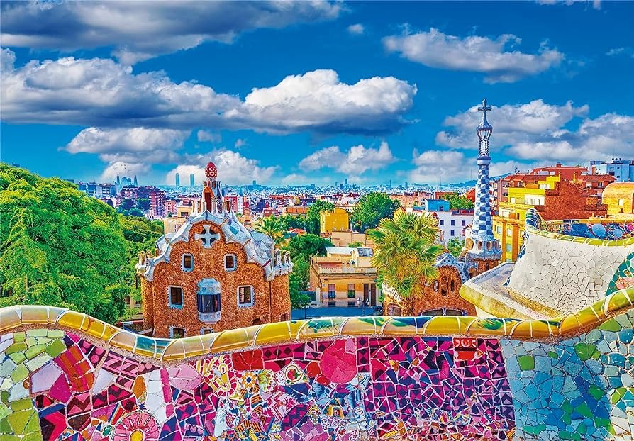Clementoni - Park Guell Barcelona 1000 Piece Jigsaw - Italy Collection - Good Games