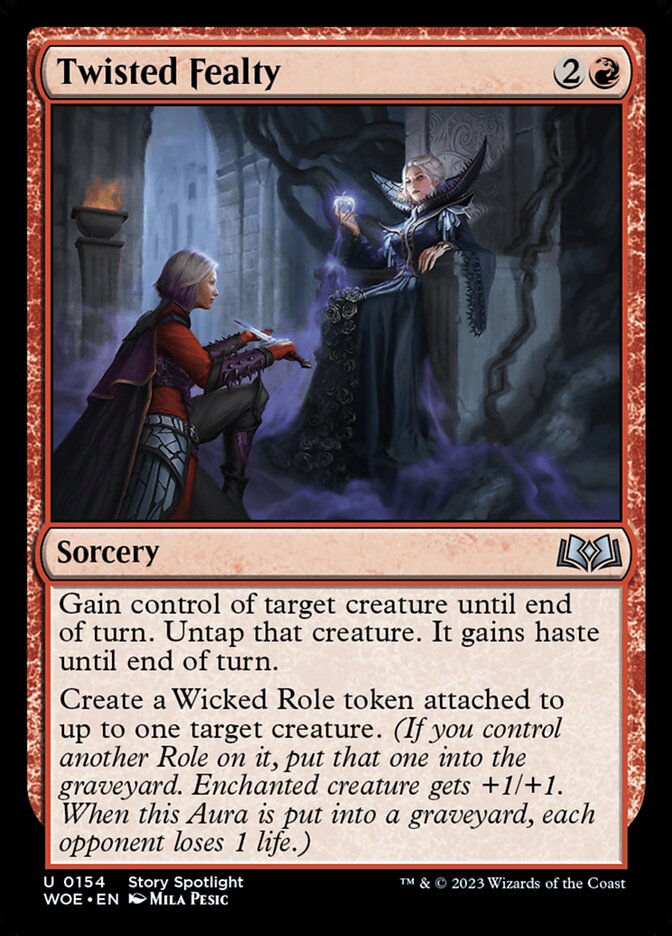Twisted Fealty 154/276 (Wilds of Eldraine) - Foil