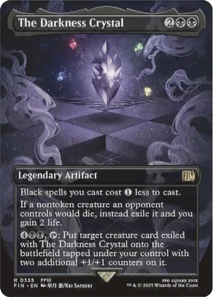 The Darkness Crystal 335 (FINAL FANTASY) - Borderless Foil