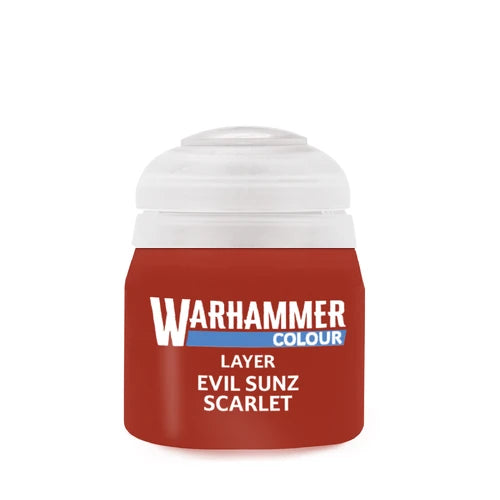 Warhammer Colour Layer Paint: Evil Sunz Scarlet 12ml (22-05)