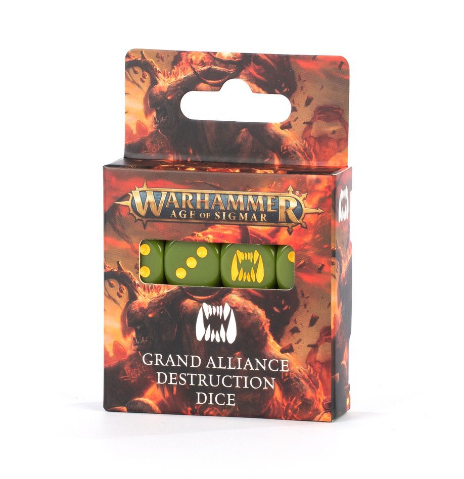 Warhammer Age of Sigmar - Grand Alliance Dice - Destruction - Good Games