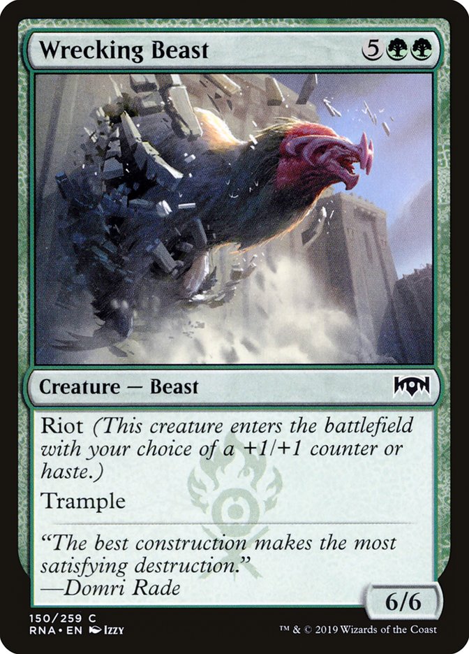 Wrecking Beast 150/259 (Ravnica Allegiance)