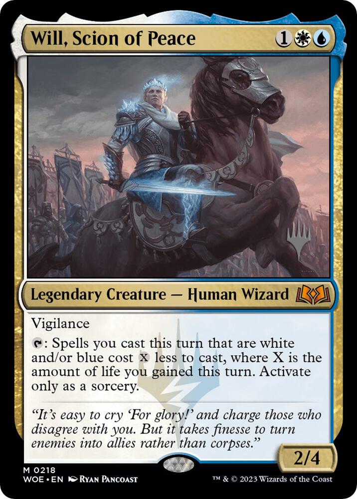 Will Scion of Peace 218 (Promo Pack: Wilds of Eldraine)