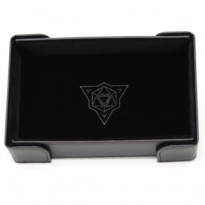 Die Hard Dice Folding Rectangle Tray - Black Velvet - Good Games