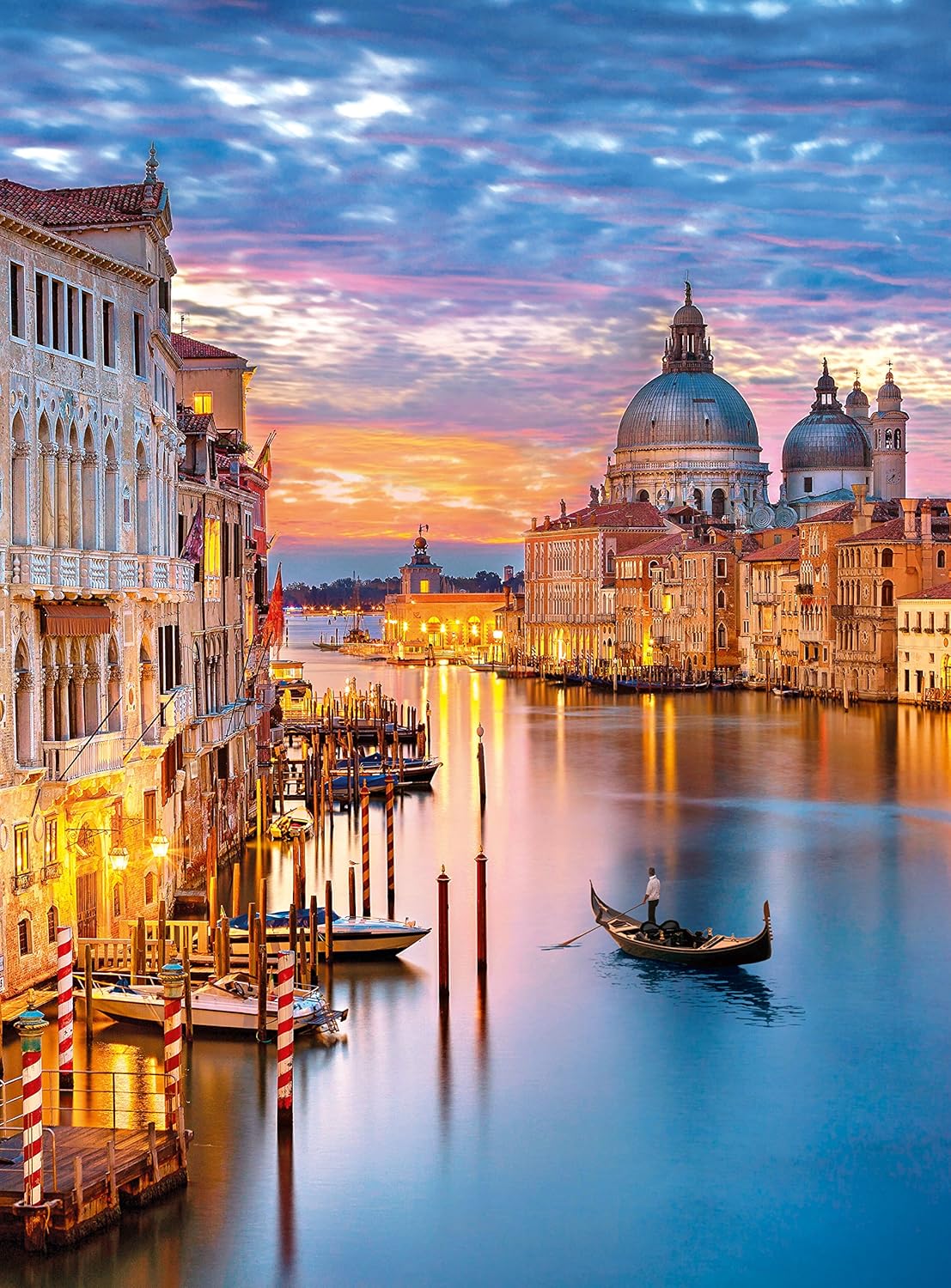 Clementoni - Lighting Venice 1000 Piece Jigsaw (Sq Box) - Good Games
