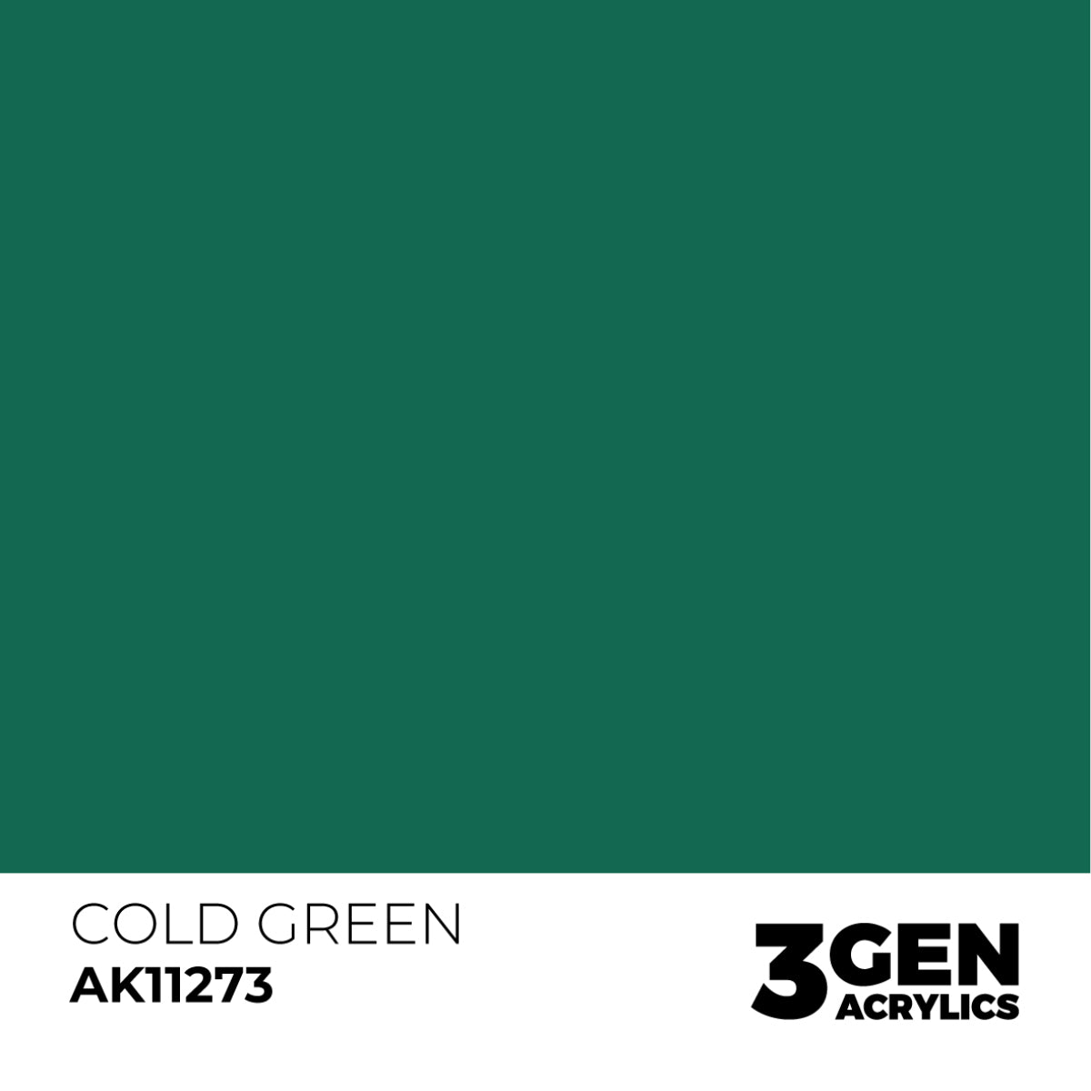 AK Interactive Colour Punch Acrylling Modelling Color 17ml - Cold Green - Good Games