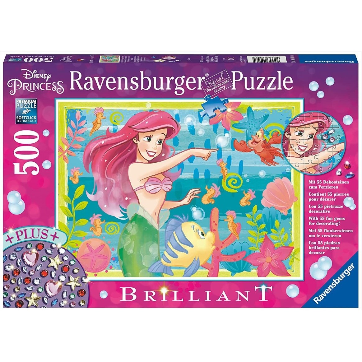 Ravensburger - Ariels Underwater Paradise 500 Piece Jigsaw - Good Games