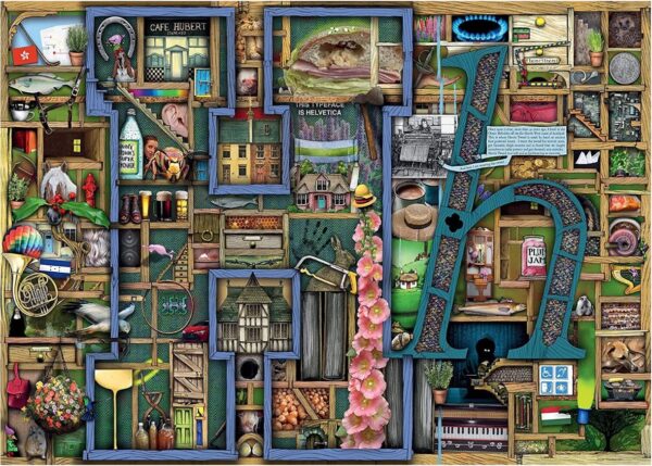 Ravensburger Awesome Alphabet H - 1000 Piece Jigsaw - Good Games