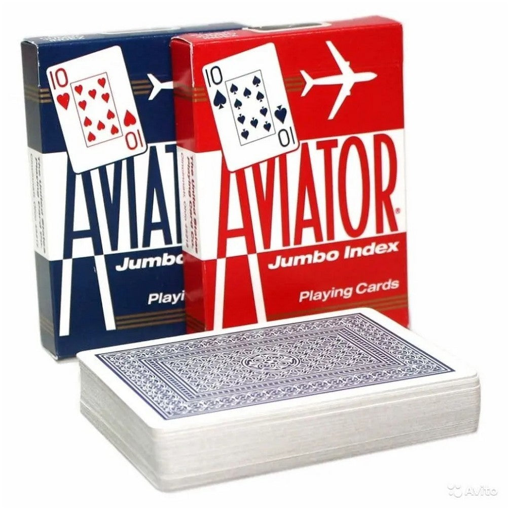 United States Playing Card Aviator Jumbo Index Playing Cards Game - Good Games