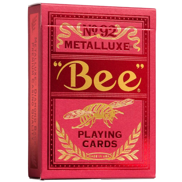 Bee Metalluxe Red Poker - Good Games