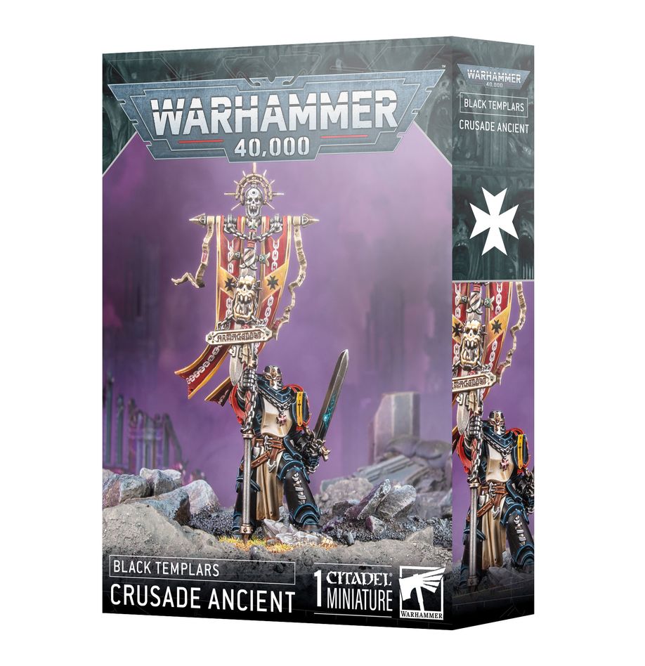 Black Templars Crusade Ancient (55-57) packaging box front view