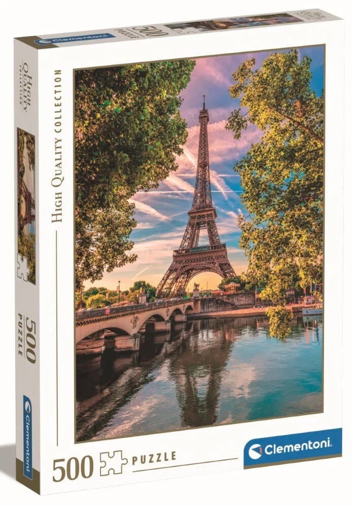 Clementoni - Along the Seine 500 Piece Jigsaw - Good Games
