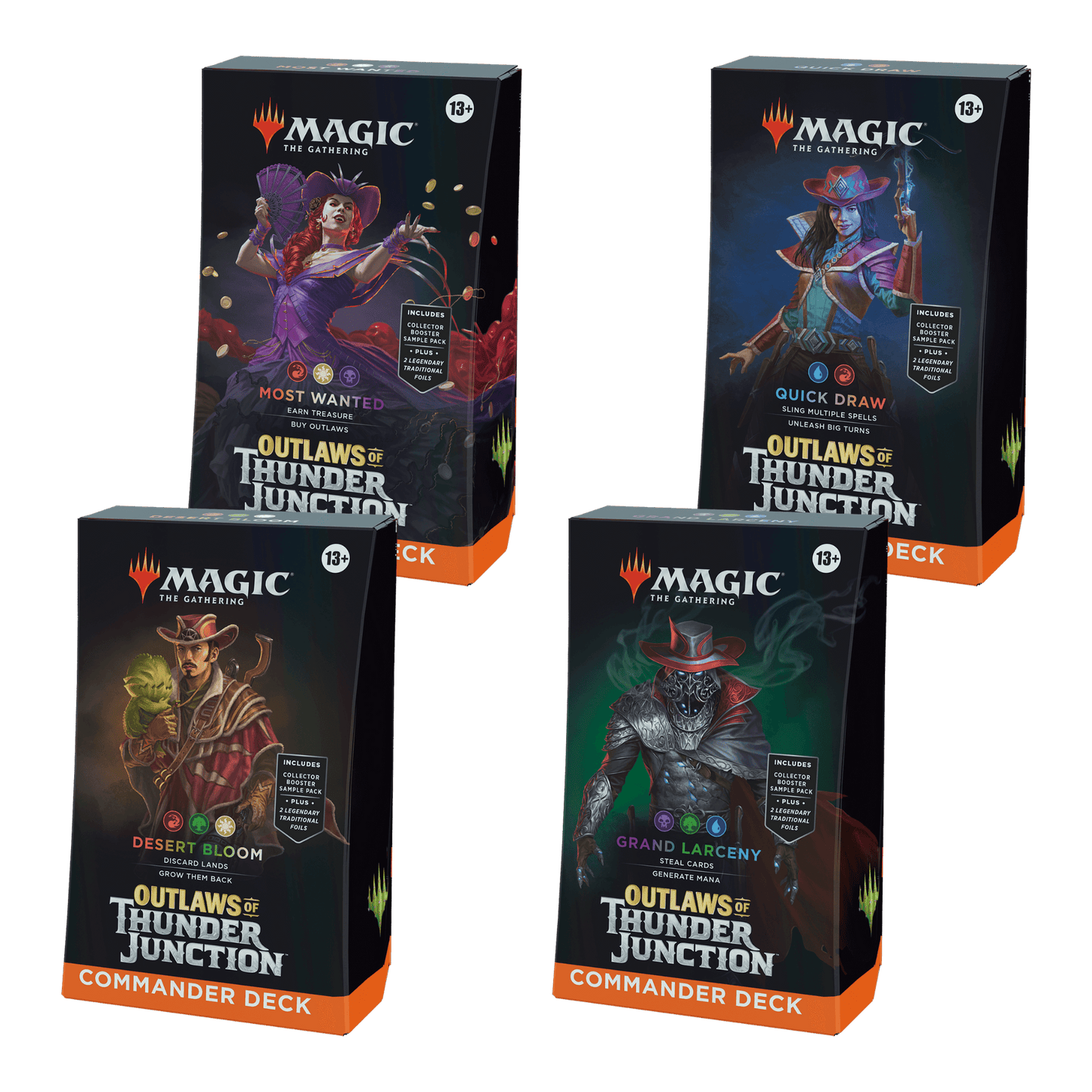 Magic: The Gathering - Outlaws of Thunder Junction Commander Deck Display - Good Games