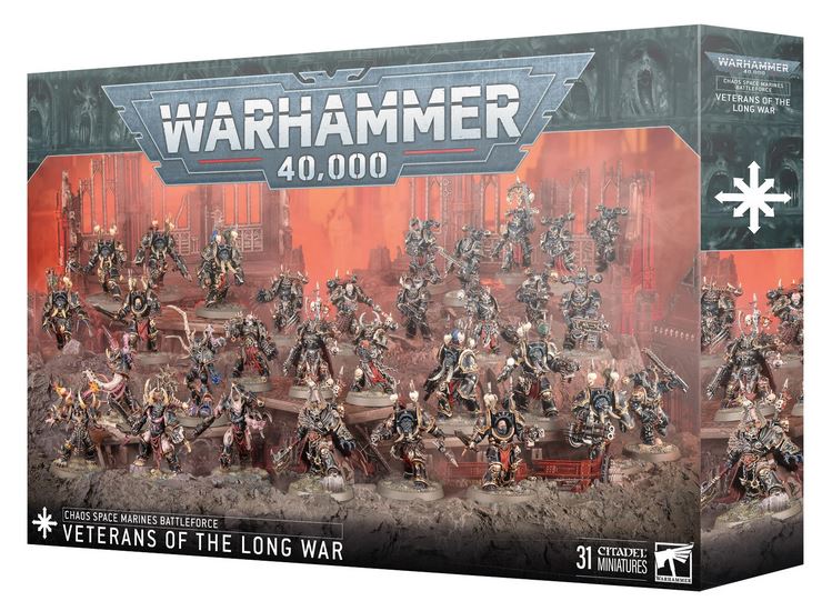 Chaos Space Marines Battleforce: Veterans Of The Long War (43-16) - Good Games