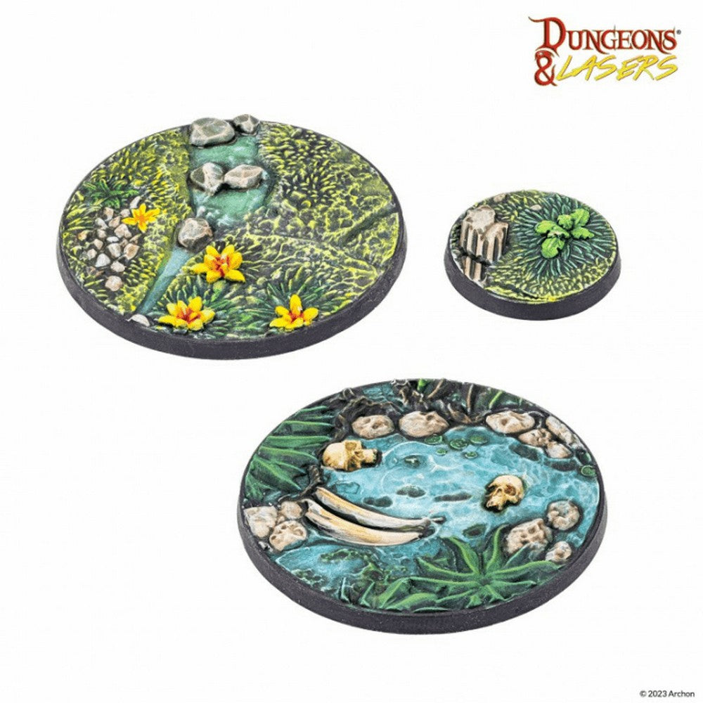 Dungeons & Lasers: Miniatures - Detailed Bases Pack - Good Games