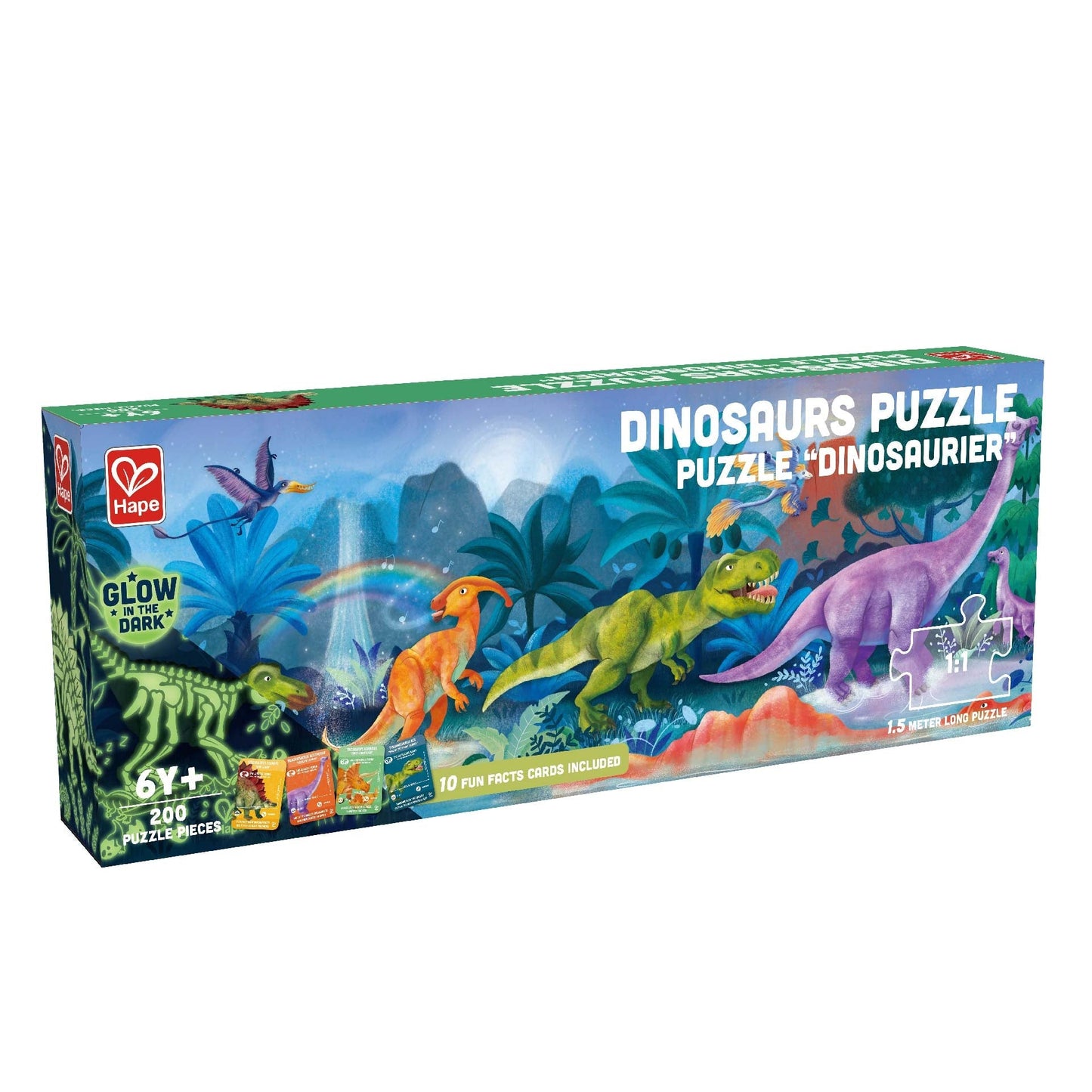 Hape Dinosaurs 200 Piece Jigsaw (1.5m Long) - Good Games