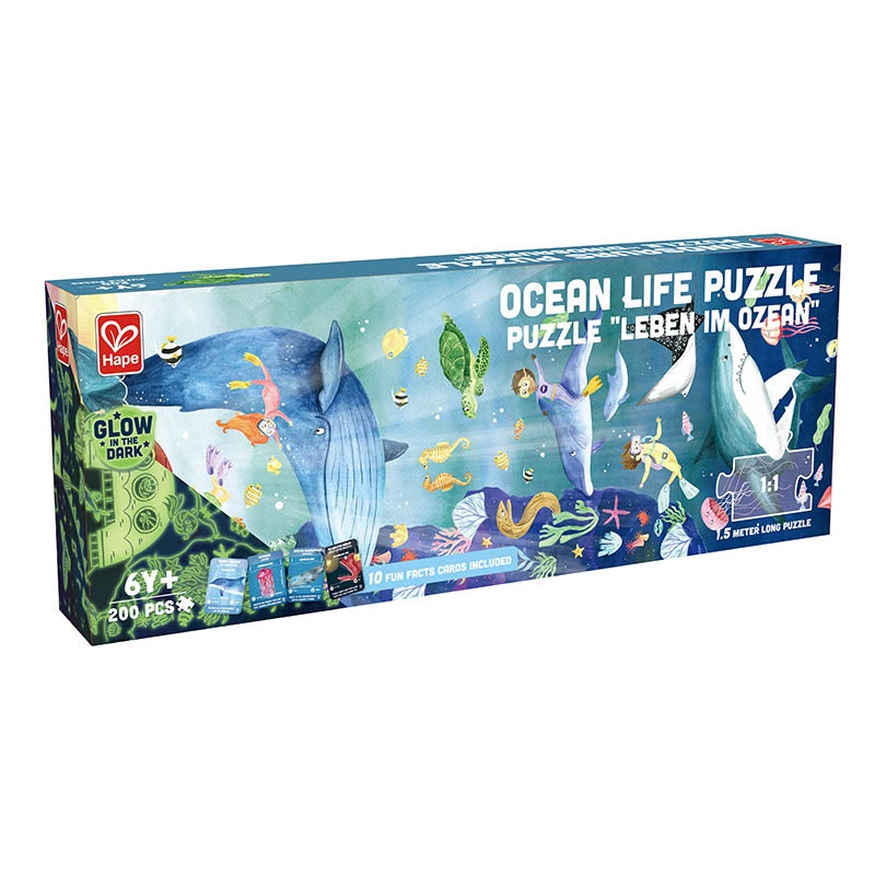 Hape Ocean Life 200 Piece Jigsaw (1.5m Long) - Good Games