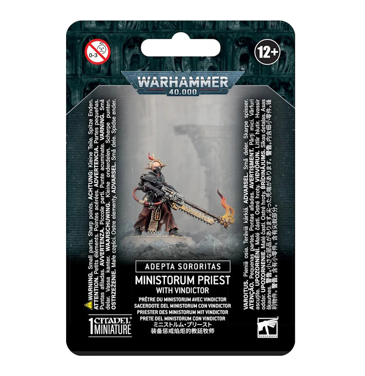 Adepta Sororitas: Ministorum Priest With Vindictor (52-51) - Good Games