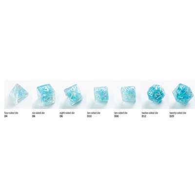 Gamegenic Candy-like Series - Blueberry - RPG Dice Set (7 Dice Set) - Good Games