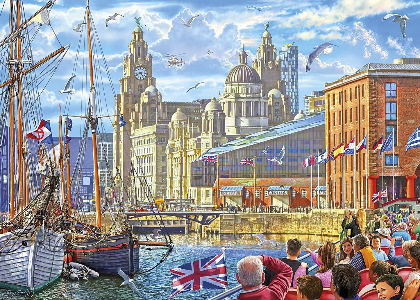 Gibsons - Albert Dock, Liverpool 1000 Piece Jigsaw - Good Games