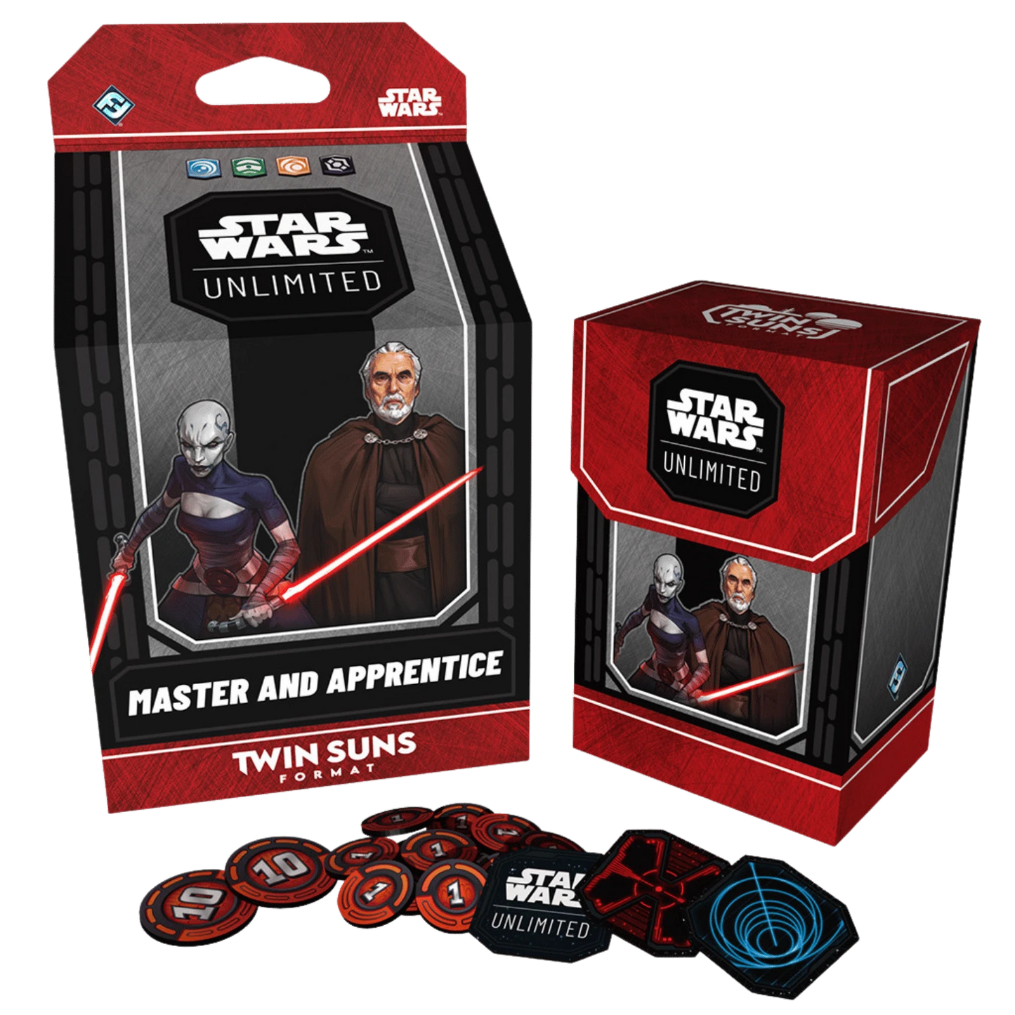Star Wars Unlimited - Twin Suns Deck Master and Apprentice