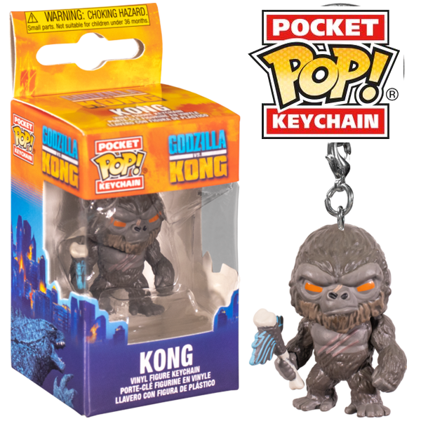 Godzilla vs Kong - Kong w/Axe Pop! Keychain - Good Games