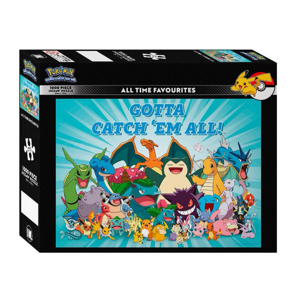 Impact Puzzles Pokemon All Time Favourites 1000 Piece Jigsaw - Good Games