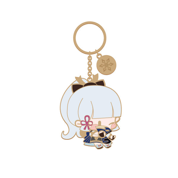 Genshin Impact Metallic Character Keychain - Kamisato Ayaka - Good Games