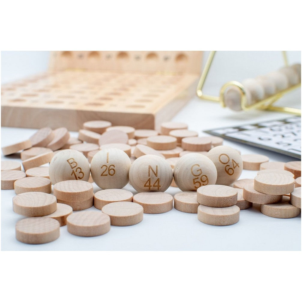 Let's Play Games - Classics Bingo Set US Edition: 75 Balls - 18 cm Size - Good Games