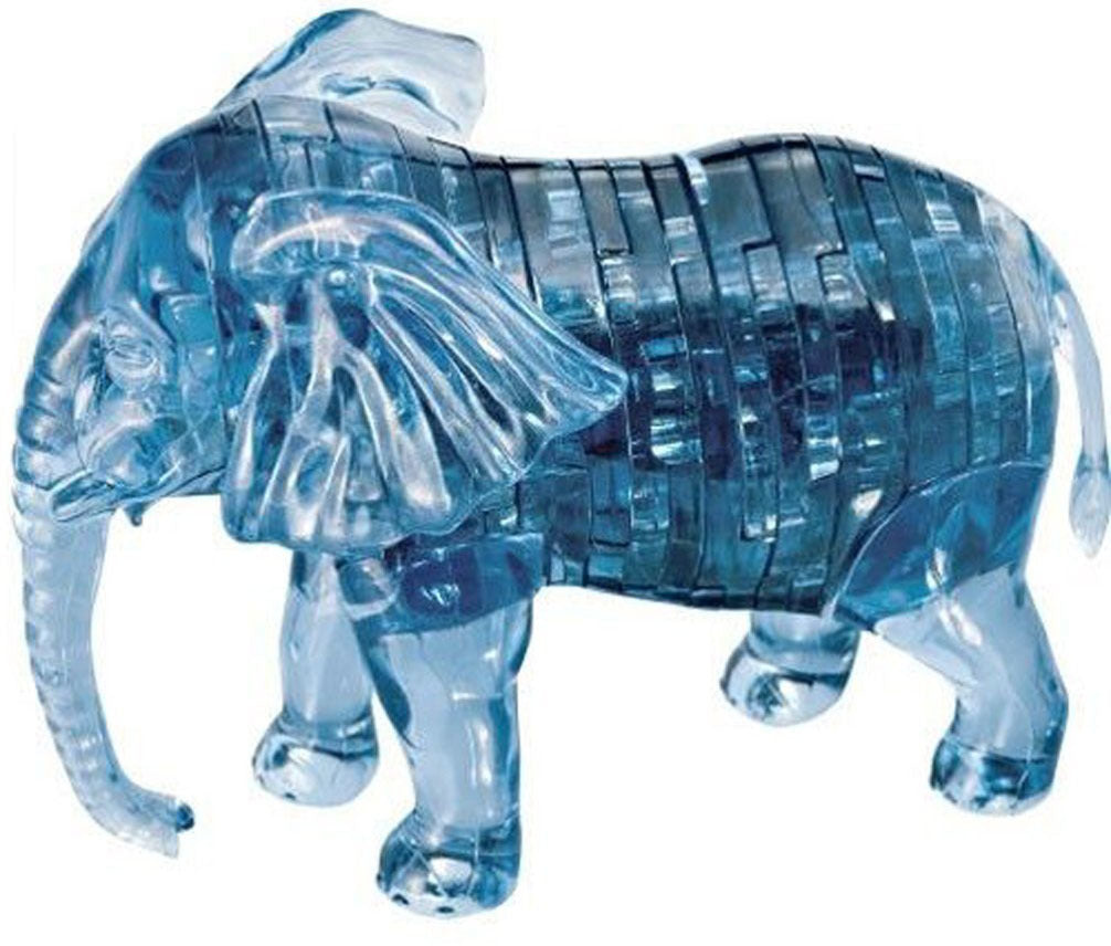3D Elephant Crystal Puzzle - Good Games
