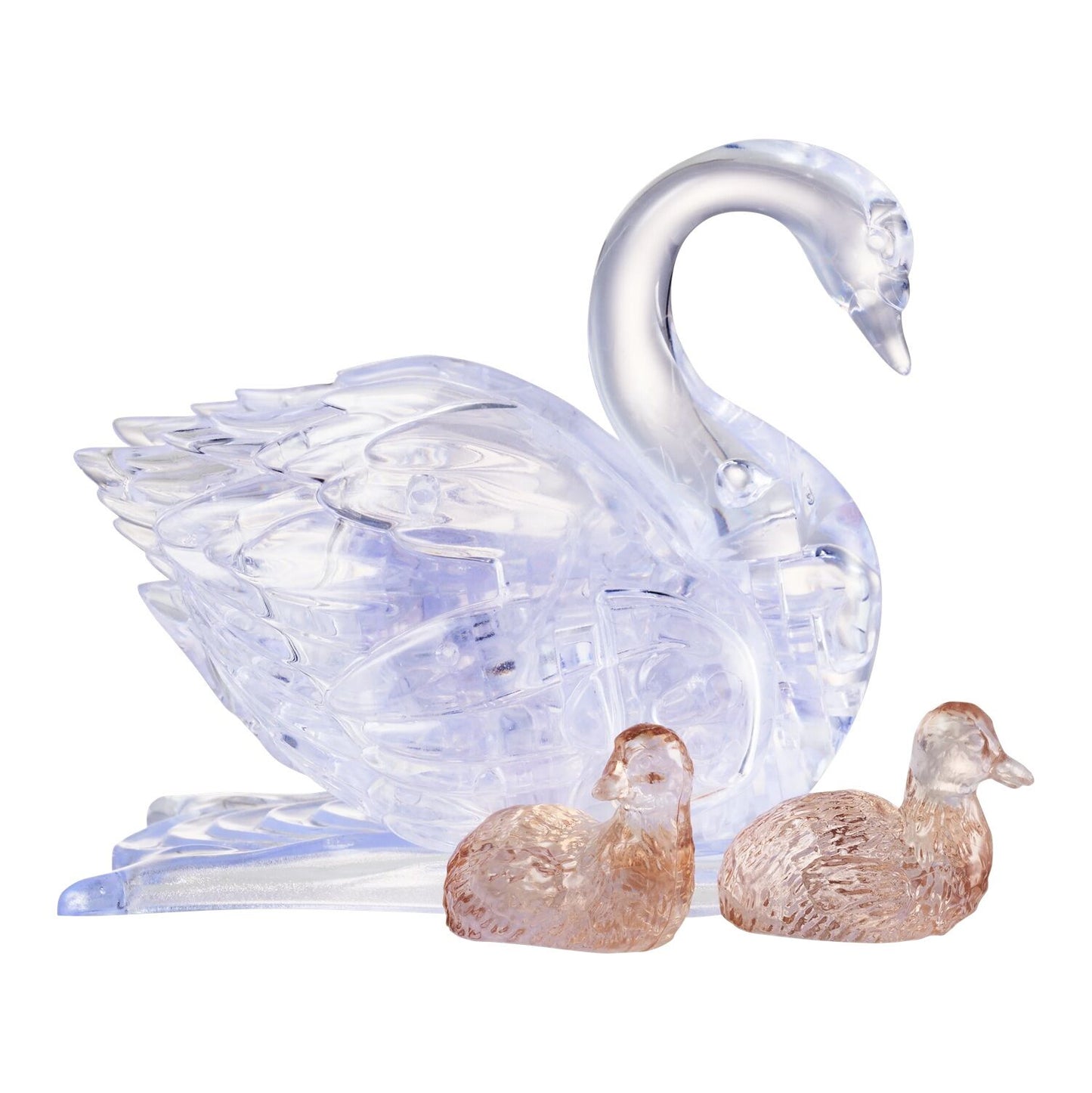 3D Swan with Babies Crystal Puzzle - Good Games