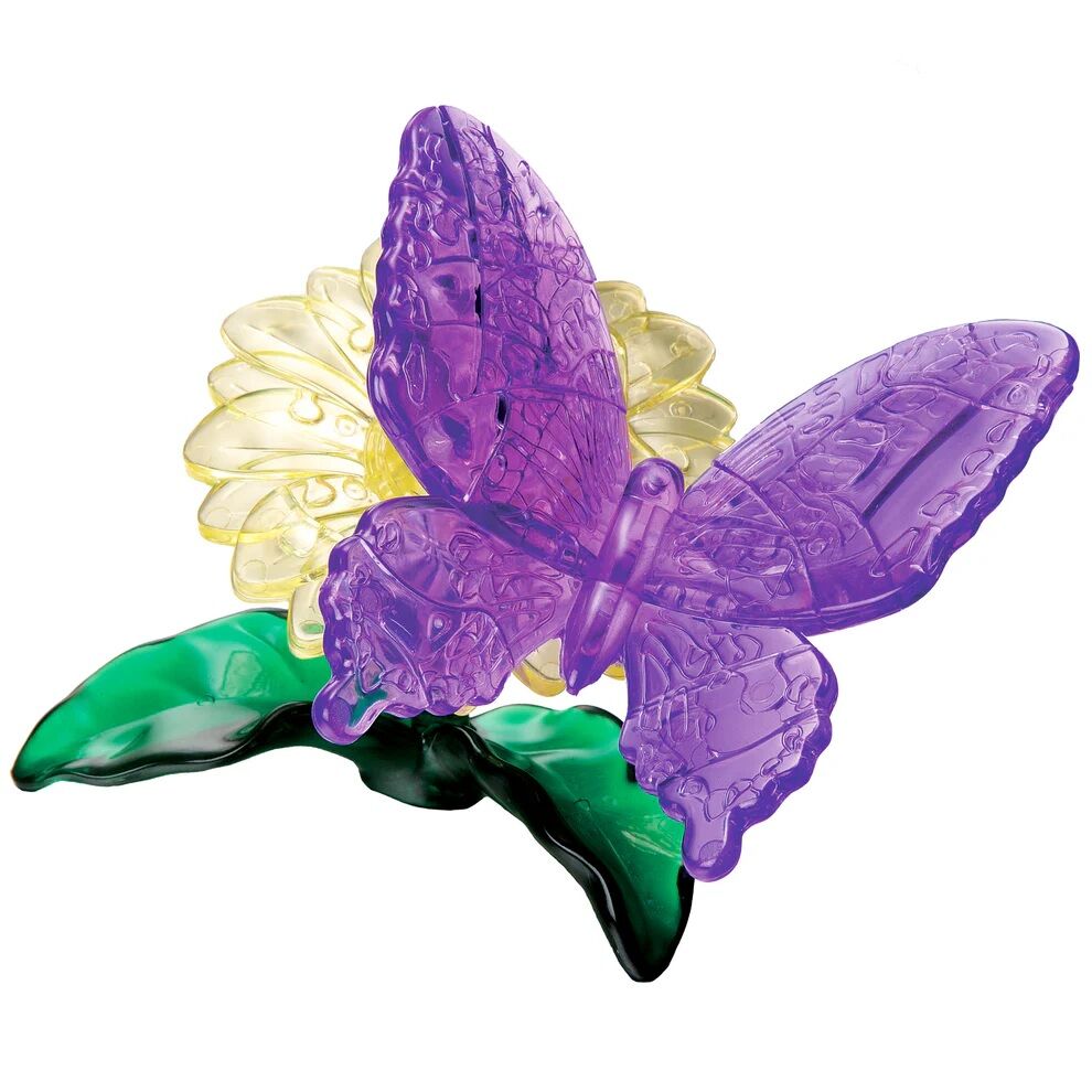 3D Purple Butterfly Crystal Puzzle - Good Games