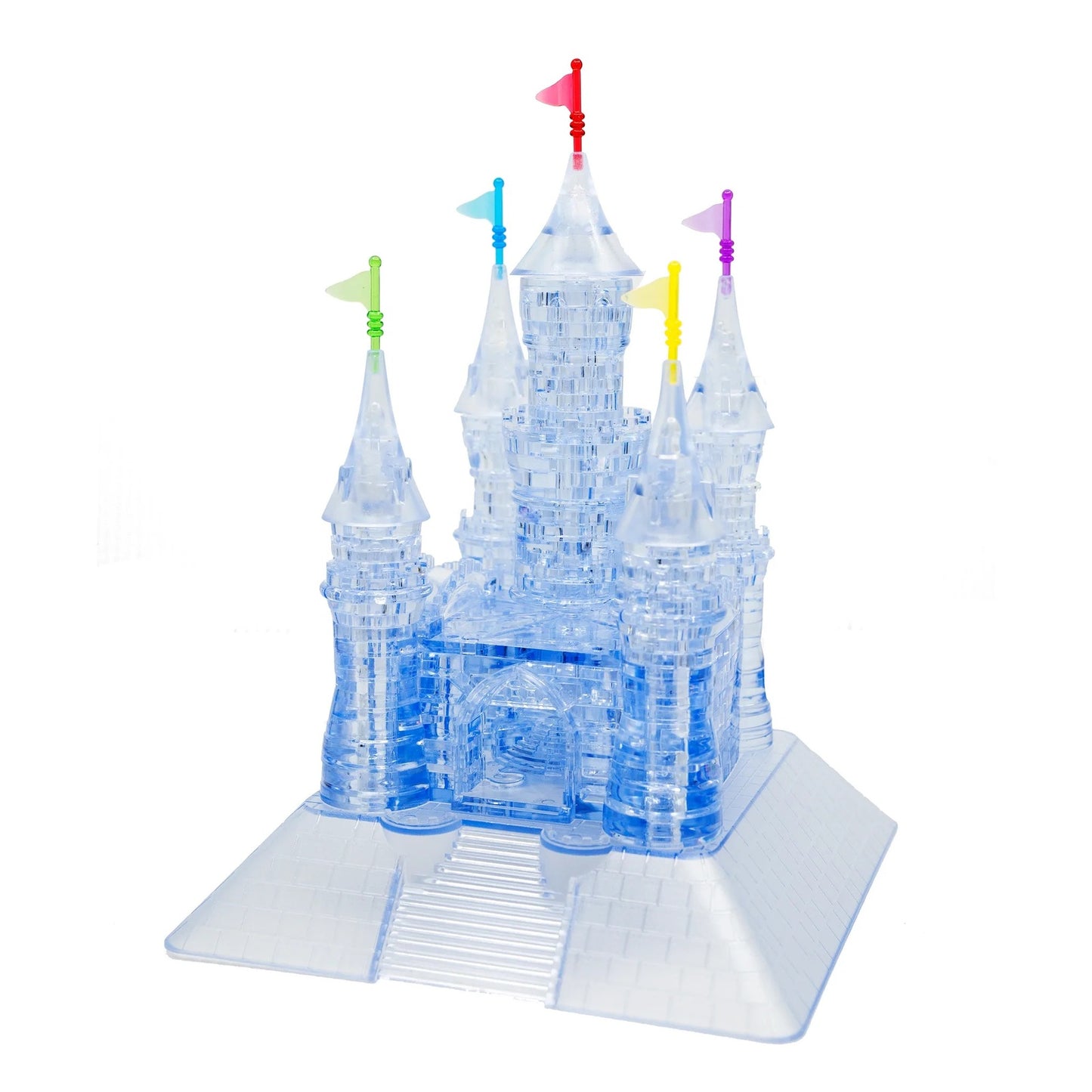 3D Grand Castle Dark Blue Crystal Puzzle - Good Games