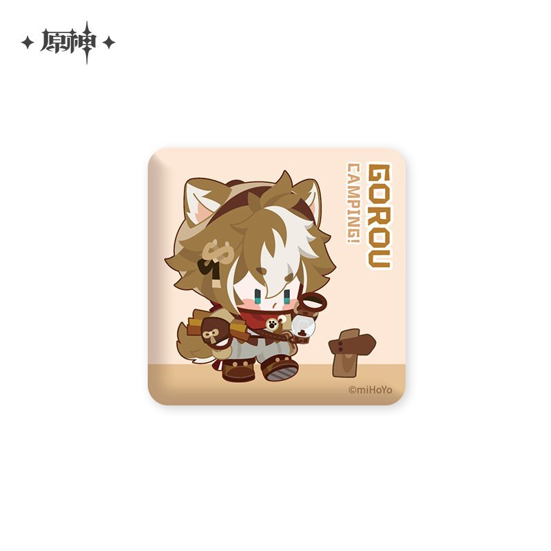 GENSHIN IMPACT Go Camping! Series: Badge - Gorou - Good Games