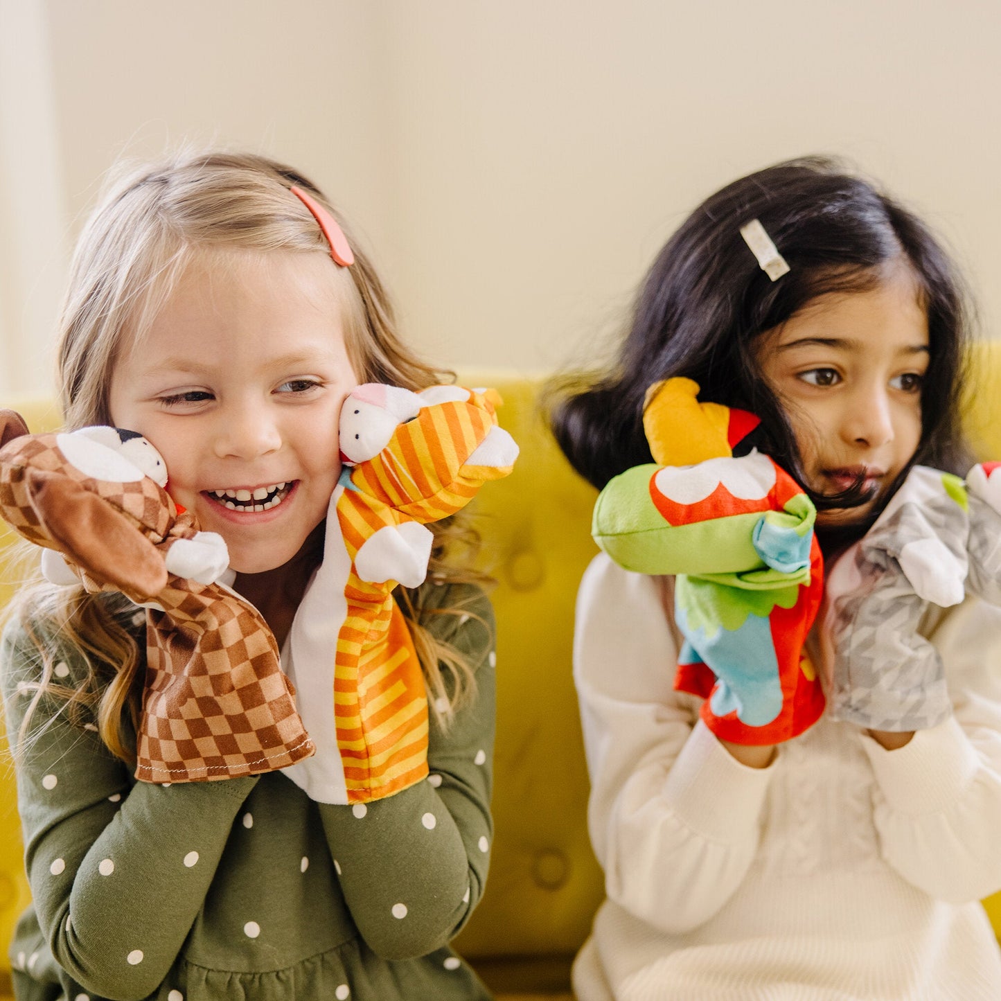 Melissa & Doug - Hand Puppets - Playful Pets