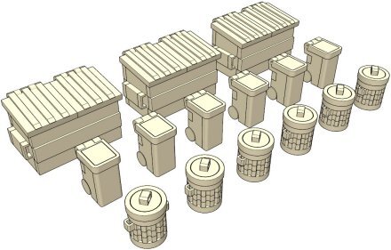 Miniature Scenery Trash Pack - Good Games